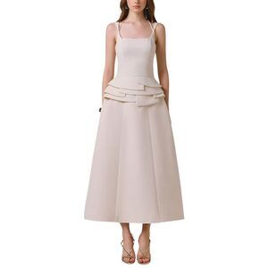 Amanda Royal Womens  Midi Dress